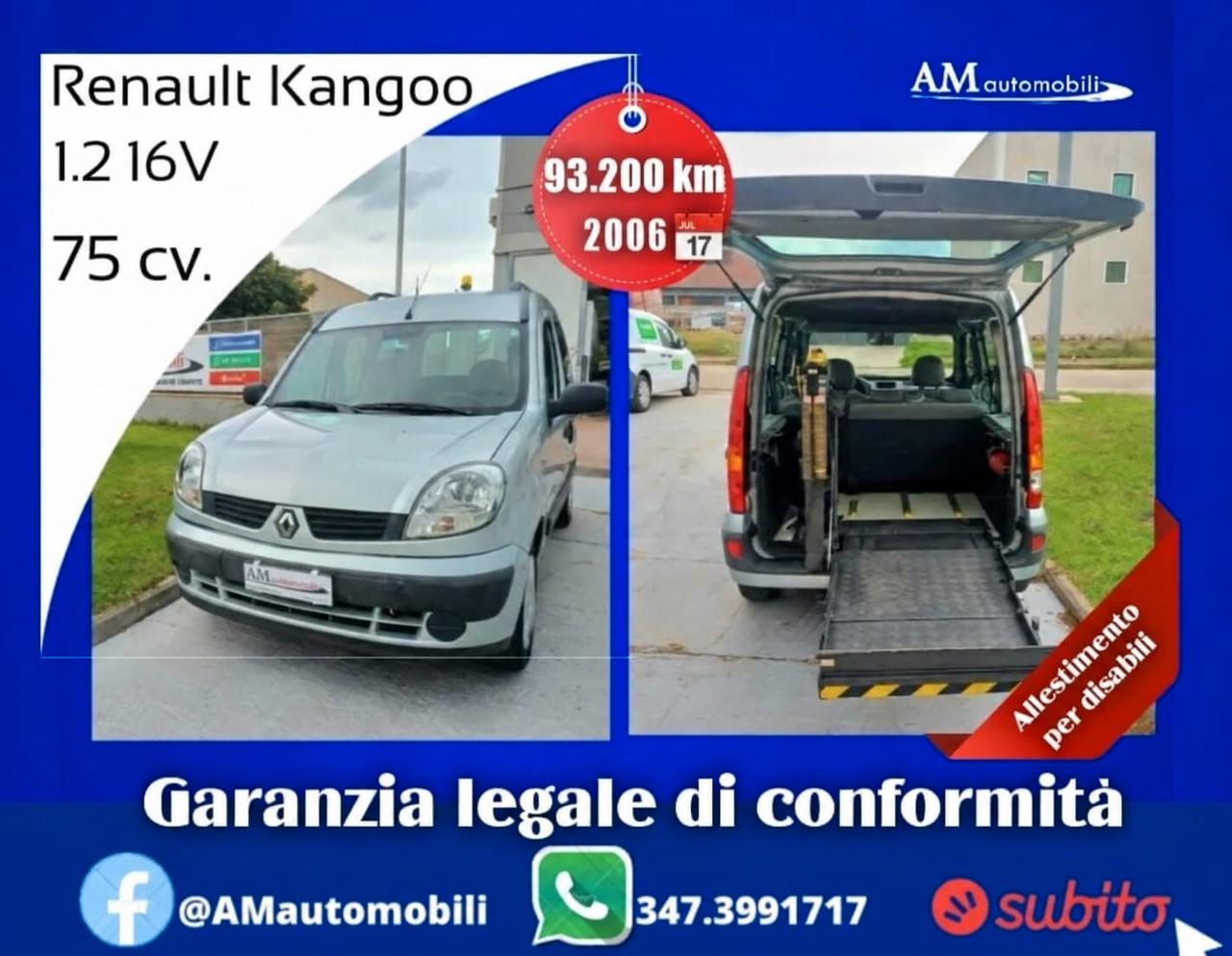 Renault Kangoo 1.2 75 CV *allestimento disabili