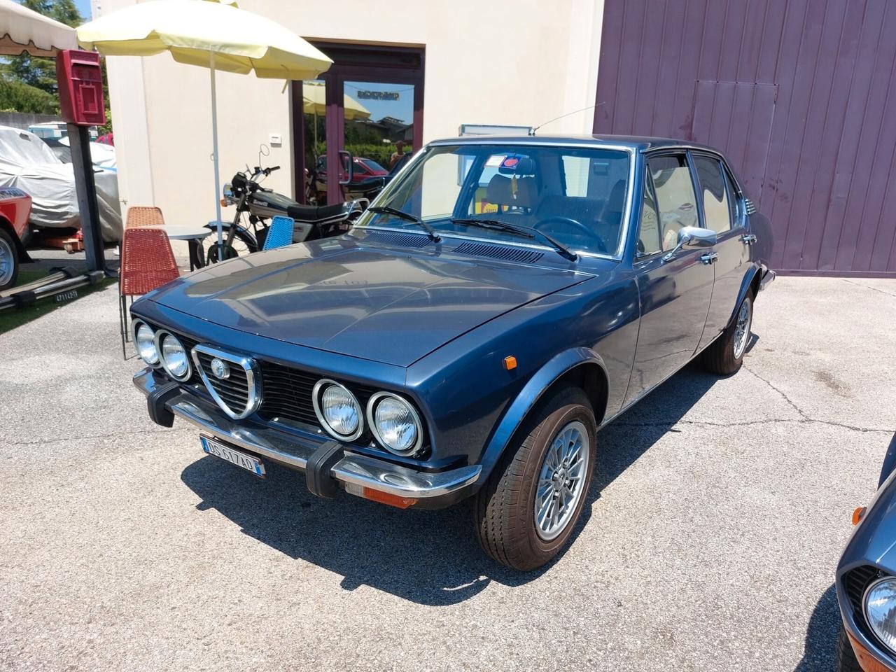 Alfa Romeo Alfetta Berlina 1800 del 1977 la seconda serie