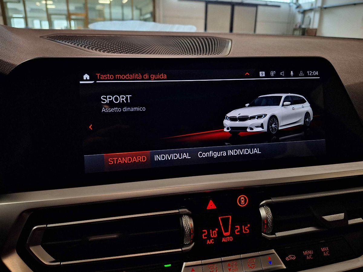 BMW 320 D TOURING HYBRID SPORT - INDIVIDUAL - X-DRIVE - BIANCO PERLA - TETTO - SEDILI SPORT - BLACK PACK - COCKPIT PRO - FULL LED - GARANZIA