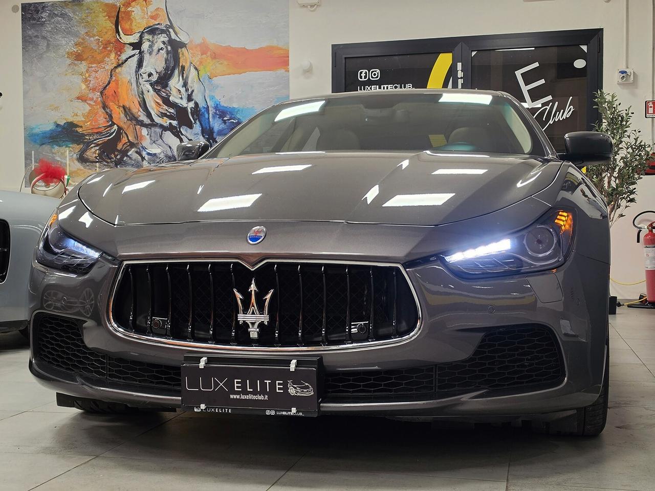 Maserati Ghibli V6 S Q4 TETTO_LEGNO_PREGIATO_SOSP\SCARICO SPORT_ GRIGIO MARATEA_FATTURE ORIG._ 12 MESI GARANZIA_