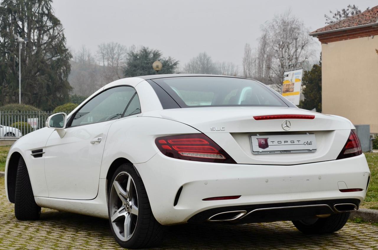 MERCEDES SLC 200 PREMIUM AMG LINE 184cv AUTO, UFF ITALIANA, SERVICE DIMOSTRABILI, SCARICO, RETROCAMERA, PELLE, PERMUTE