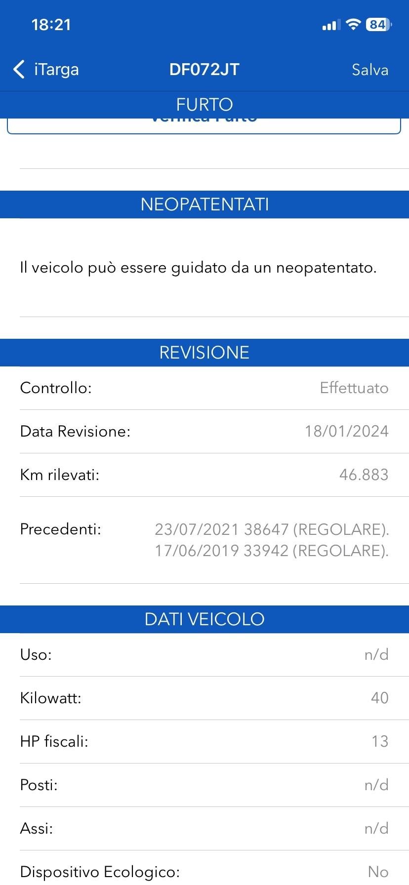 Fiat Panda 1.1 Active - Solo 52ooo KM !!!