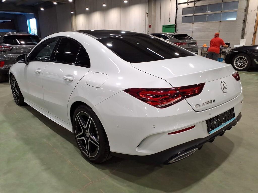 MERCEDES-BENZ CLA 180D 116CV 6M. AMG LINE ( FARI LED - CRUISE - PELLE - NAVI PREMIUM - NIGHT PACK - PARK ASSIST - CERCHI 18 - TETTO BICOLORE )