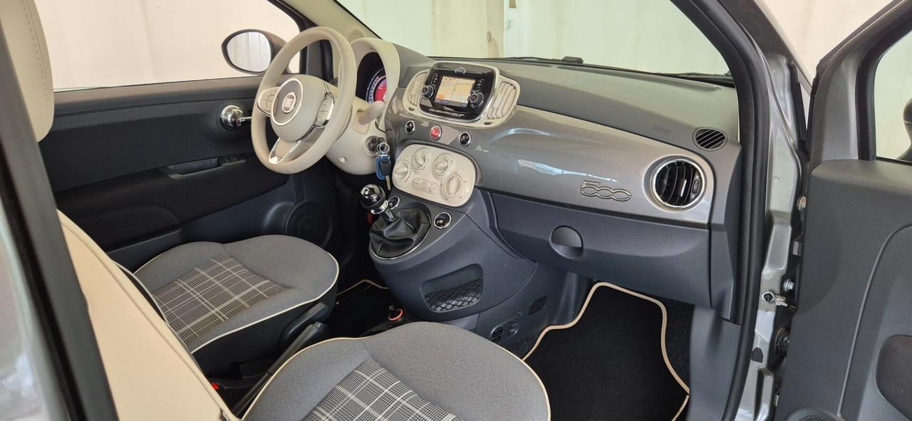 FIAT 500 BENZINA 1.2 69CV LOUNGE 09/2015