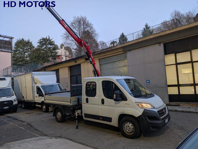 FIAT Ducato 35 2.3 MJT 130 CV maxi doppia cabina gru