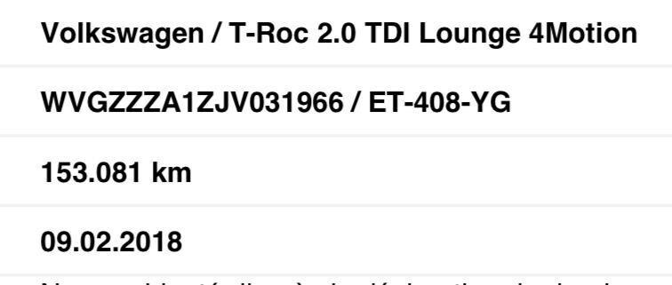 Volkswagen T-Roc 150 CV DSG 4MOTION