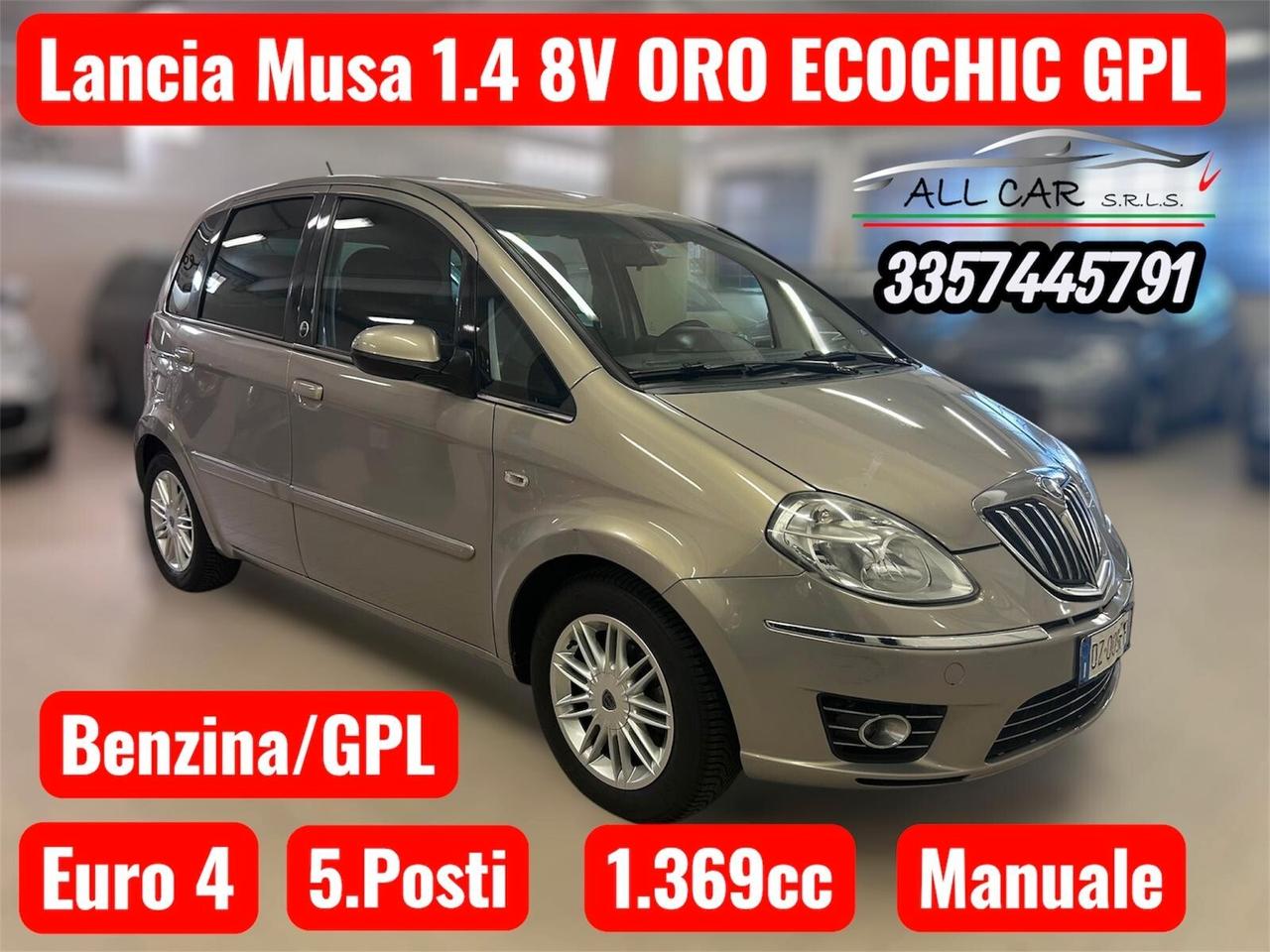 Lancia MUSA 1.4 Oro 8V- Ecochic GPL