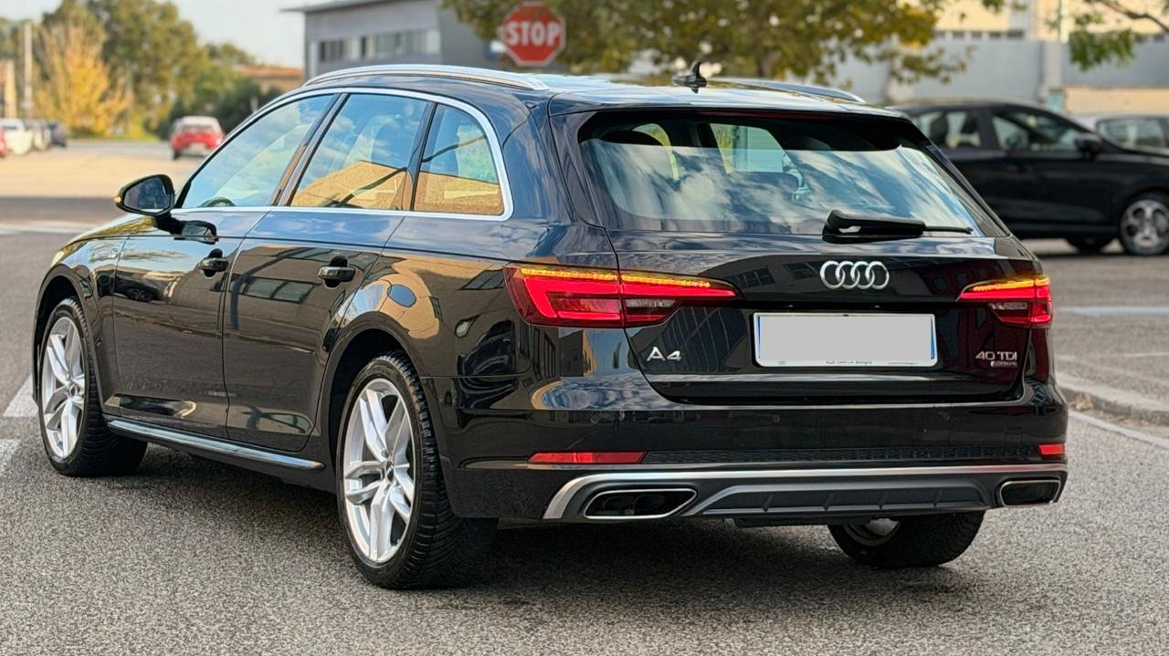 Audi A4 Avant 40 TDI quattro S-Line Unico Proprietario