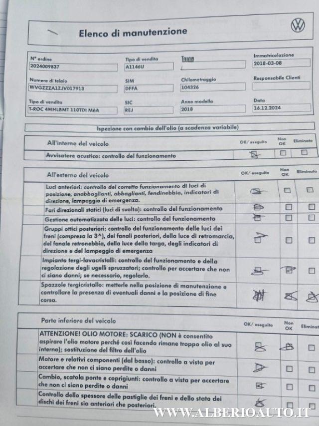 VOLKSWAGEN T-Roc 2.0 TDI 4MOTION Advanced BMTec *OFFERTA DEL MESE*