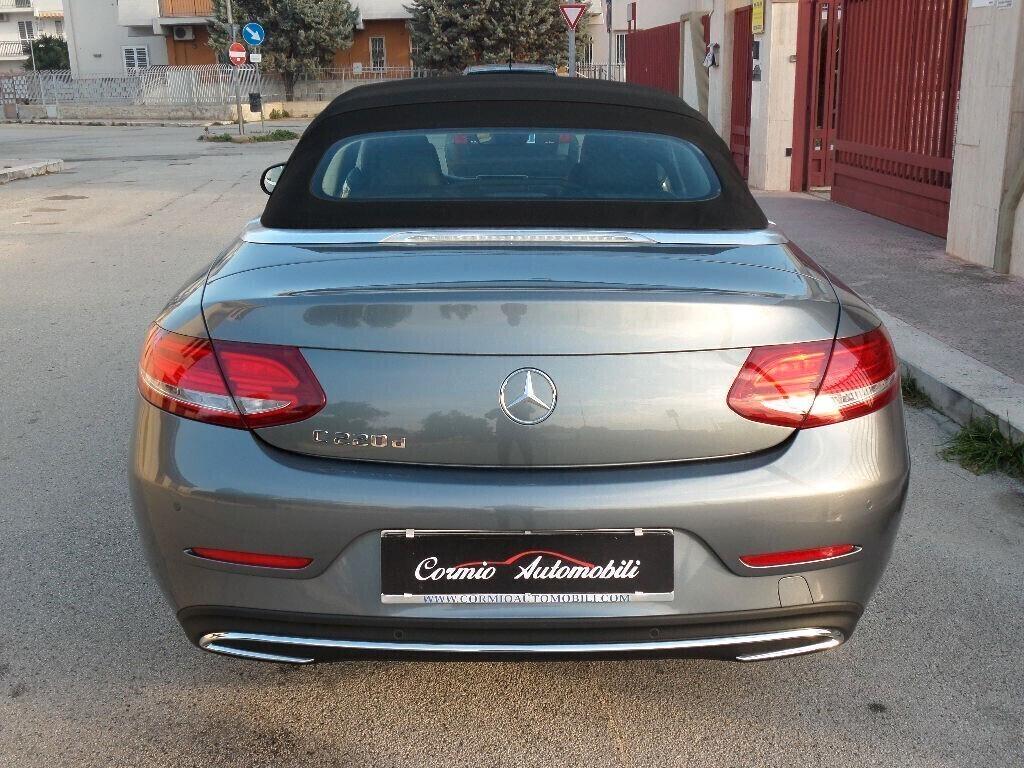 MERCEDES BENZ C 220 D CABRIO PREMIUM PLUS AUT - Navi-2 Park-Retrocamera-Cerchi 18