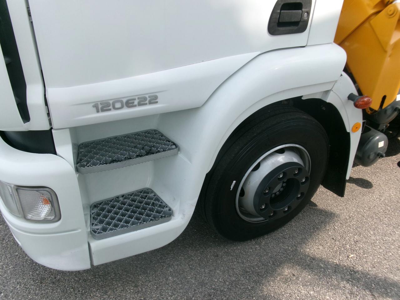 Iveco EUROCARGO 120/22 E5 GRU EFFER 14600/2S 4 PIEDI +CASSONE FISSO DA 4.20 METRI