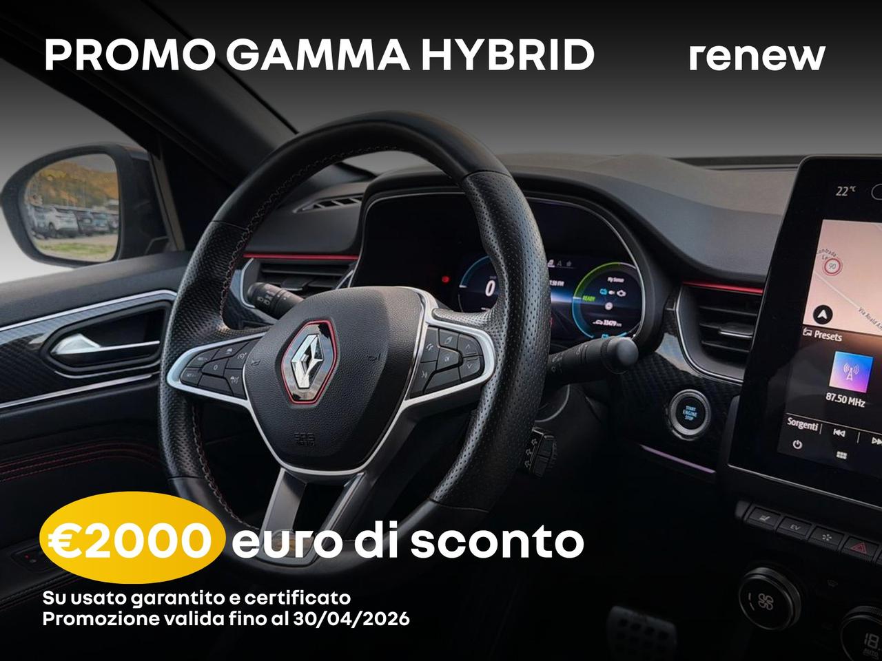 Renault Arkana 1.6 e-tech full hybrid r.s. line 145cv