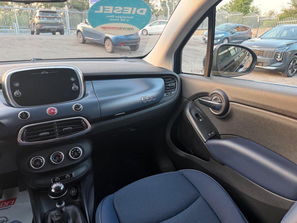 Fiat 500 X 500X 1.3 mjet Club 95cv