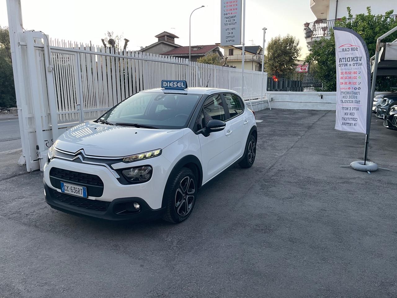 Citroen C3 BlueHDi 100 S&S Feel Pack KM 83.500CERTIFICATI!!!