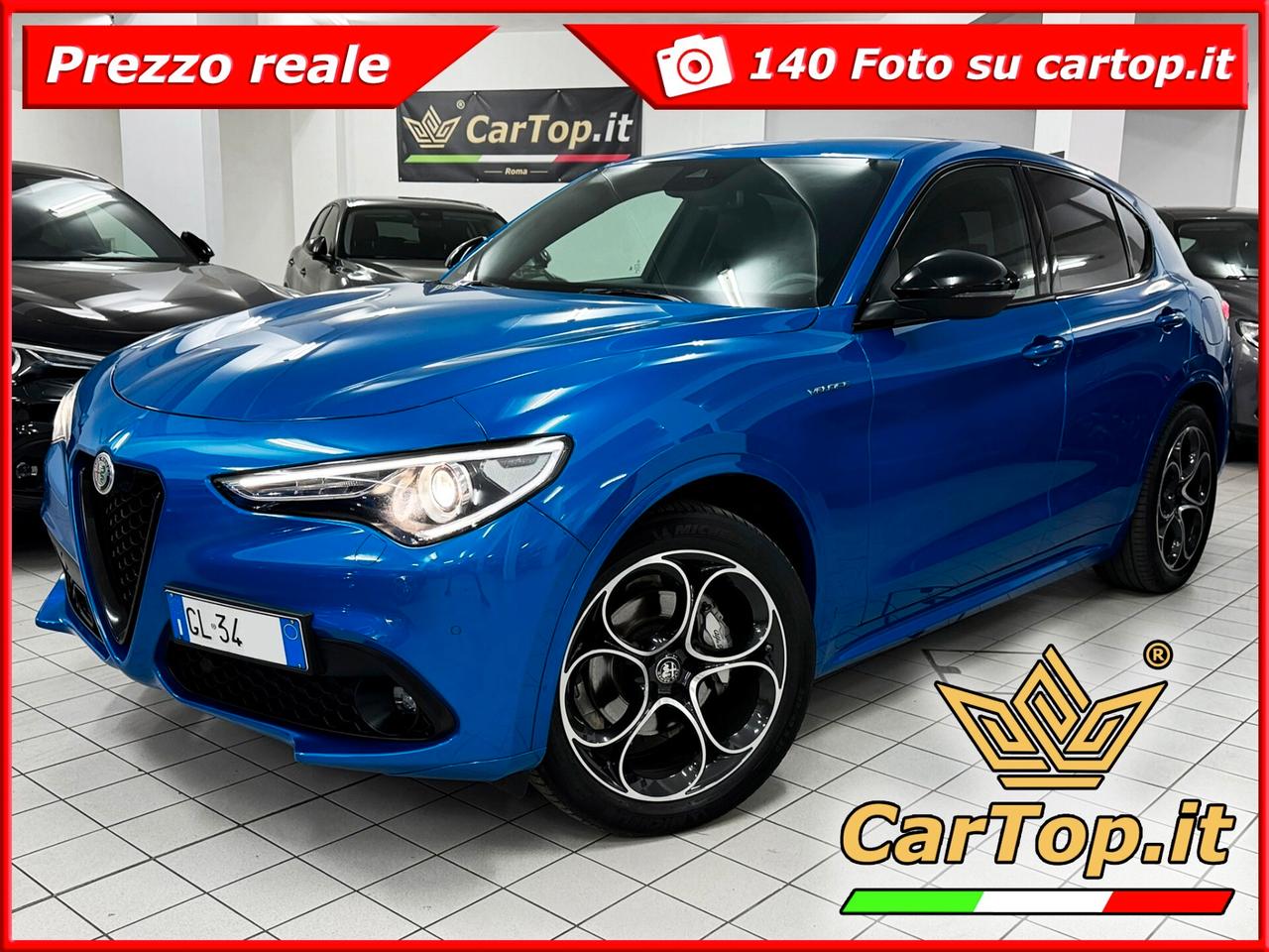 Stelvio 2.2 TD 210 CV VELOCE AT8 Q4 TAGLIANDATA