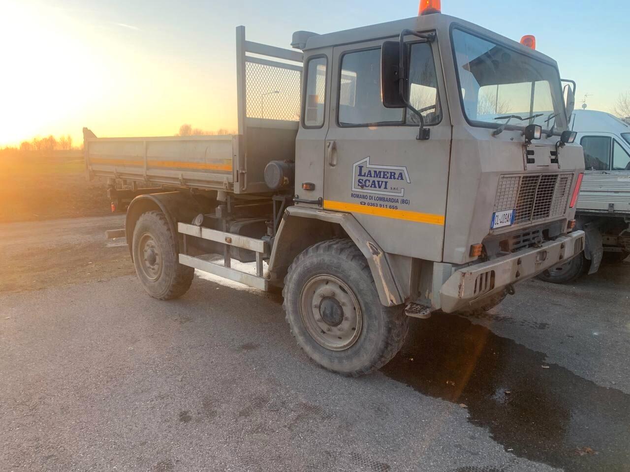 Iveco Lancia ACL 975 6611 M 4x4 Ribaltabile Spazzaneve