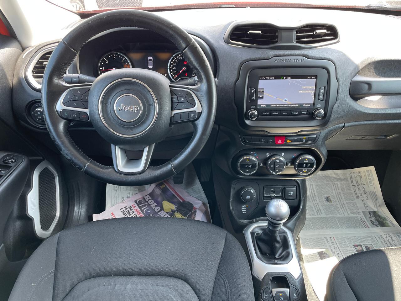 Jeep Renegade 2.0 Mjt 140CV 4WD Limited-NAVIGATORE-RETROCAMERA