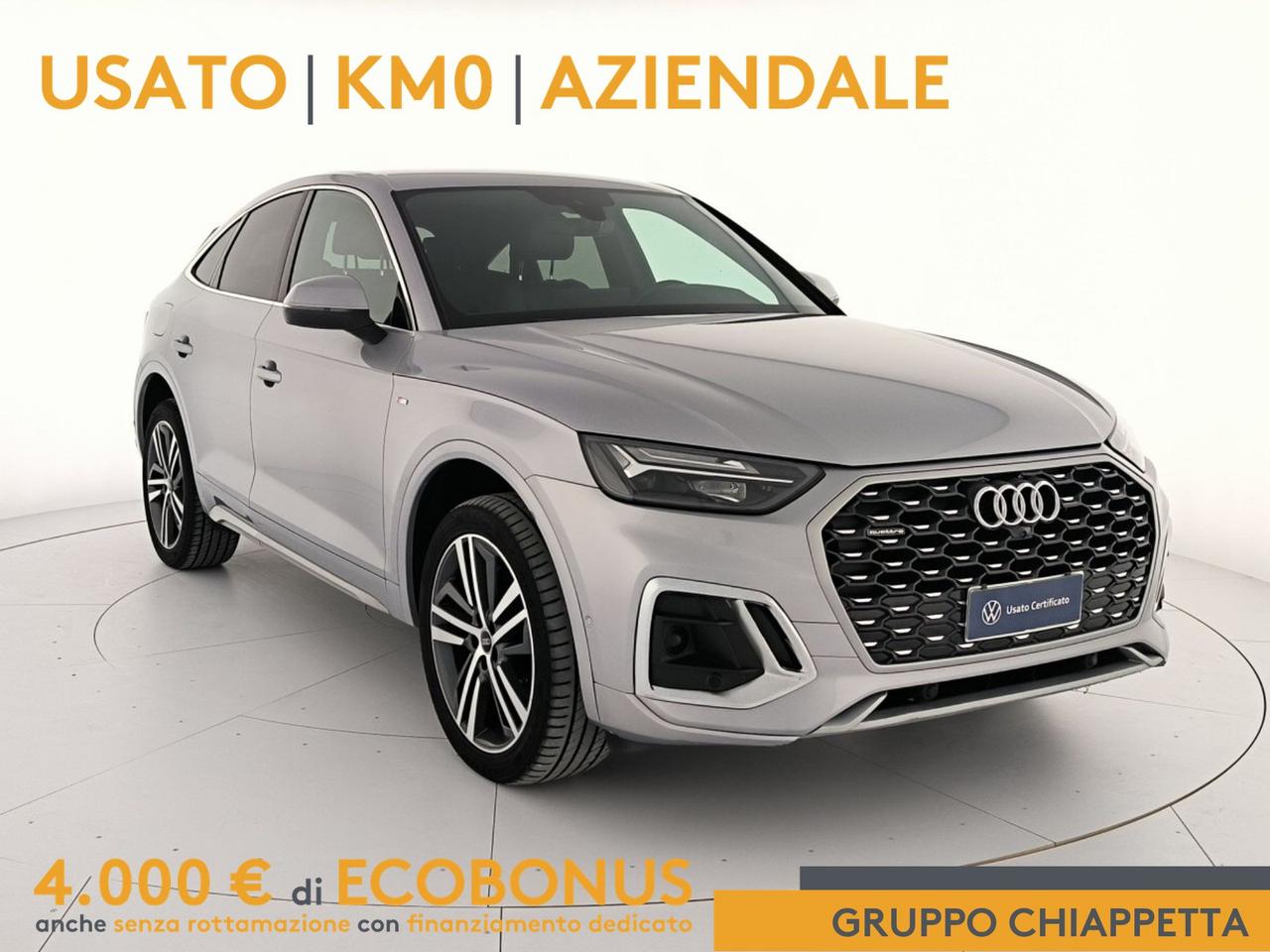 Audi Q5 sportback 40 2.0 tdi mhev 12v s line plus quattro s-tronic