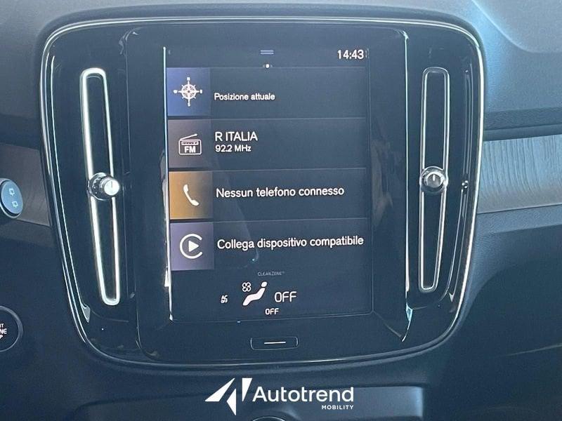 Volvo XC40 D3 150 CV AWD Automatica NAVI LED Inscription