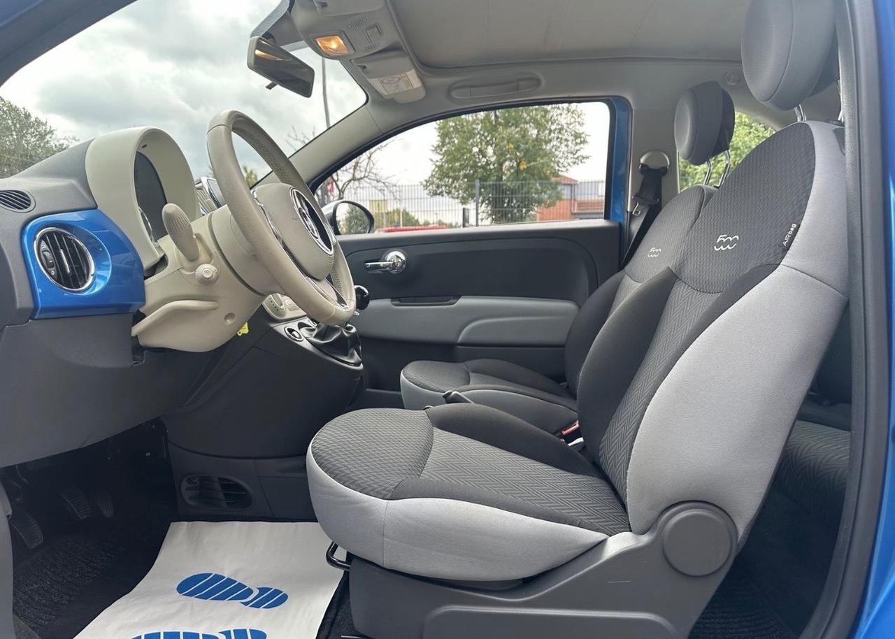 Fiat 500 C 1.2 Lounge blue metallic