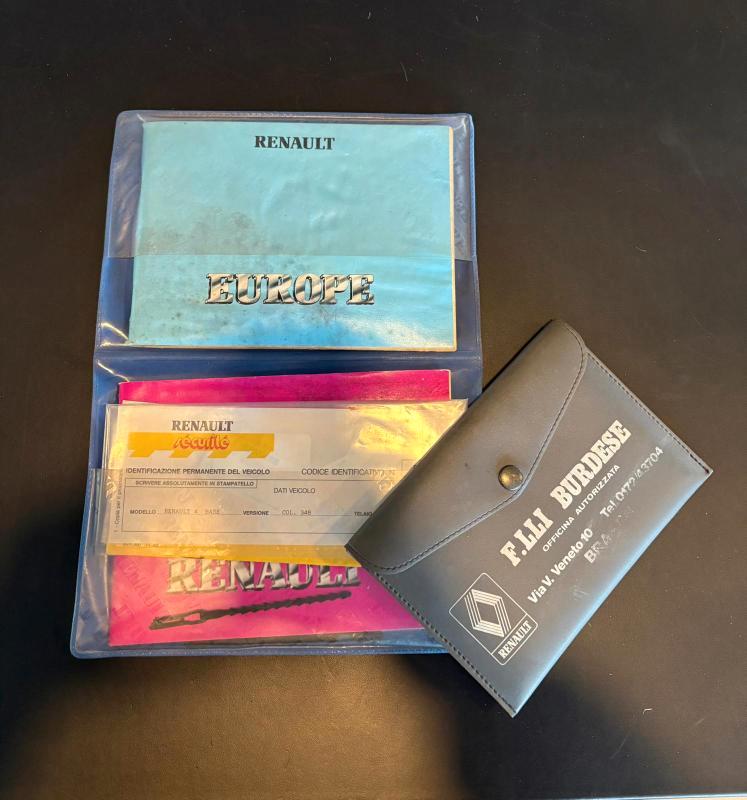 RENAULT 4 1.0 BENZ 32 CV UNICOPROPRIETARIO