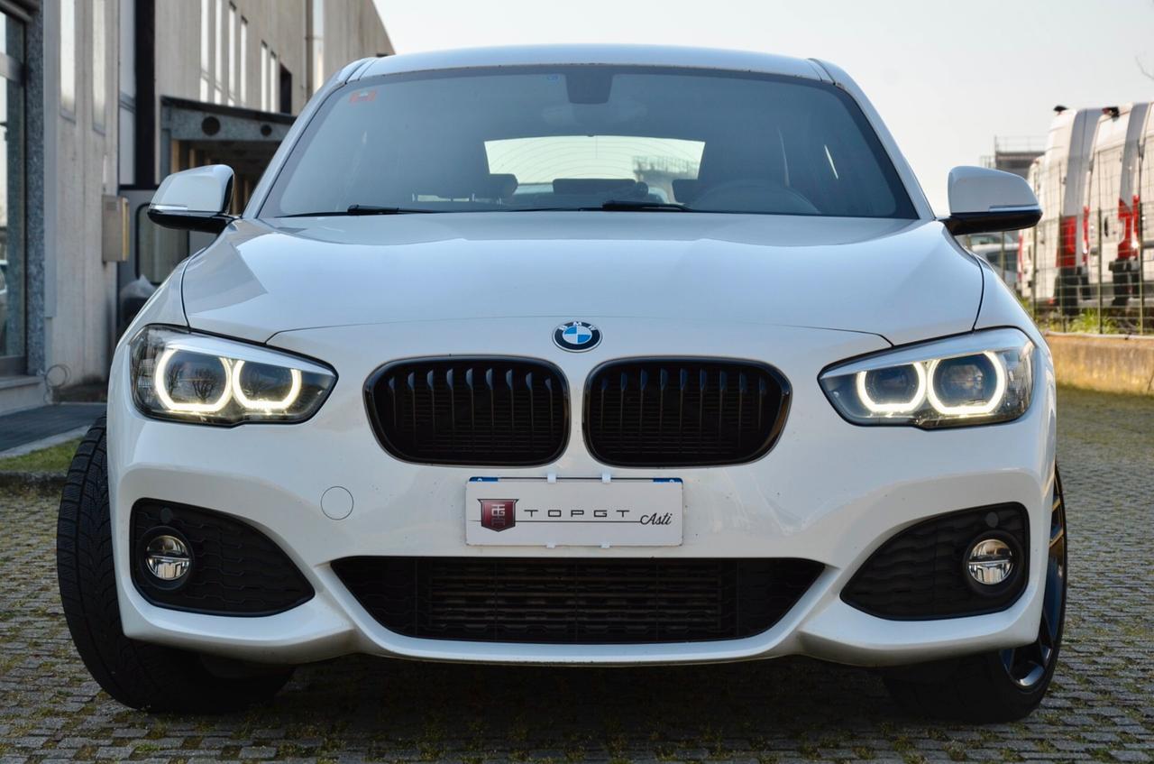BMW 118d 2.0 MSPORT 150cv AUT, UNICOPROPRIETARIO, SERVICE BMW, UFF ITALIANA, EURO 6C, FULL LED, PELLE, PERMUTE