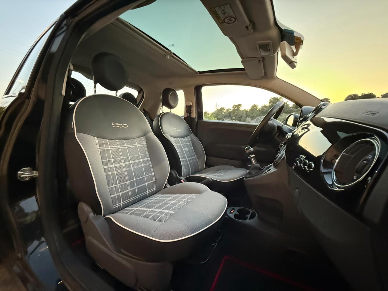 FIAT 500 LOUNGE/1.2 69 CV/TETTO/CERCHI 15"/LED