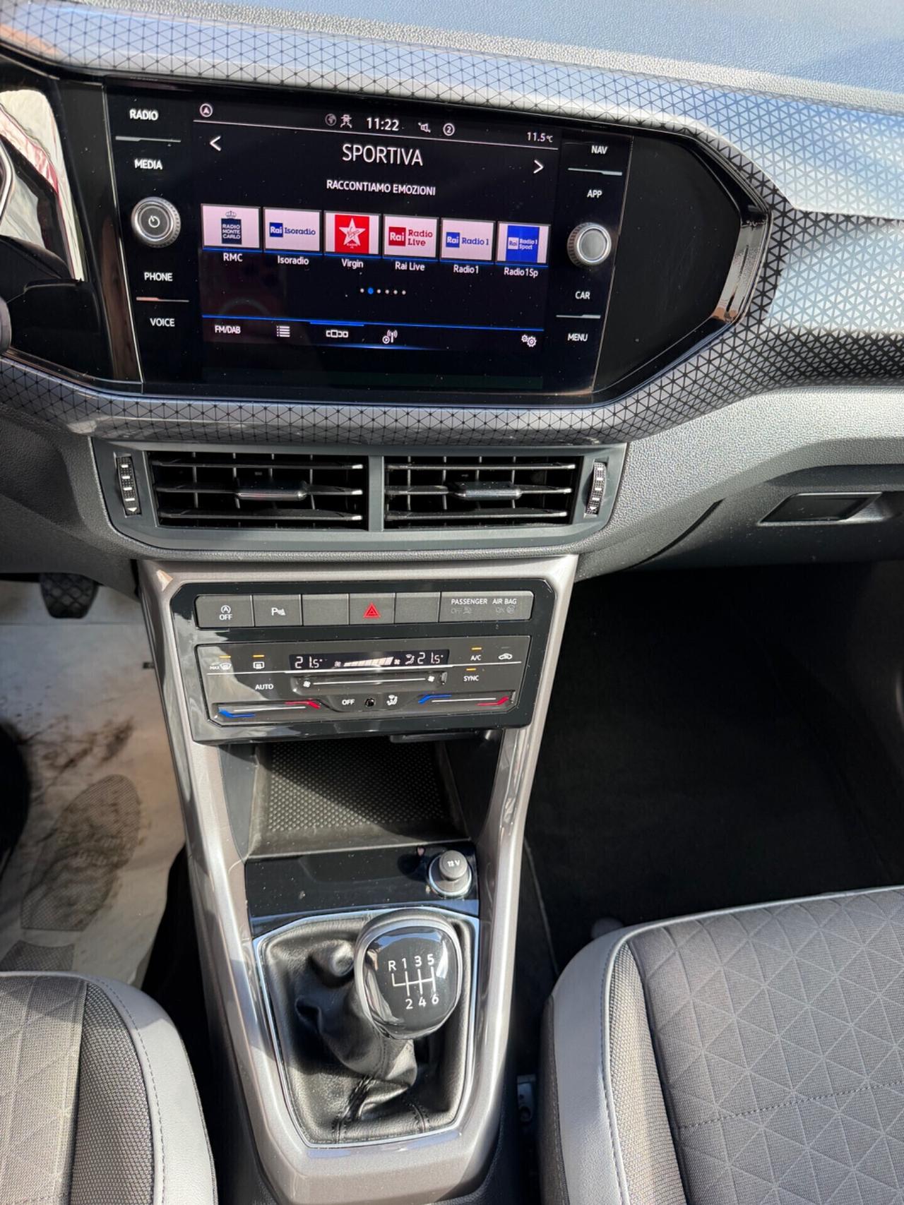 VW T -CROSS 1.0 ADVANCED 110 CV KM 32 MILA !!!