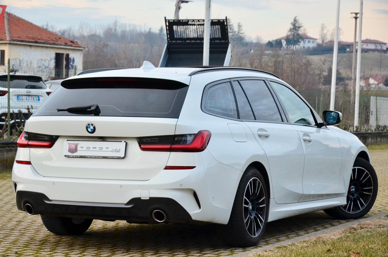 BMW 320i TOURING MSPORT 184cv AUTO, UFF ITALIANA, EURO 6D, TETTO, FULL LED, RETROCAMERA, PERMUTE