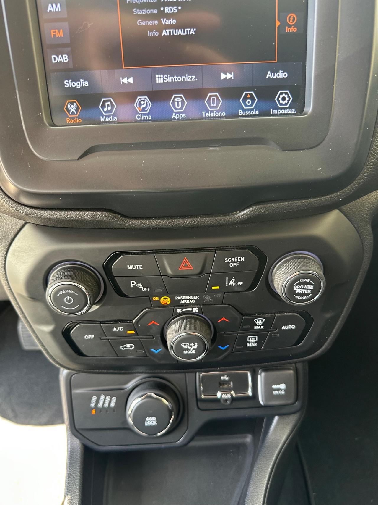 Jeep Renegade 2.0 Mjt 140CV 4WD 12/2018 KM 179305 CERT 1PROP