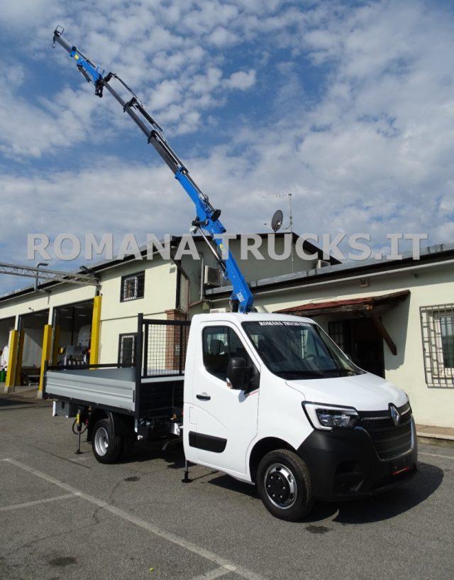 RENAULT Master 145CV CASSONE FISSO E GRU+ RADIOCOMANDO ORDINABILE