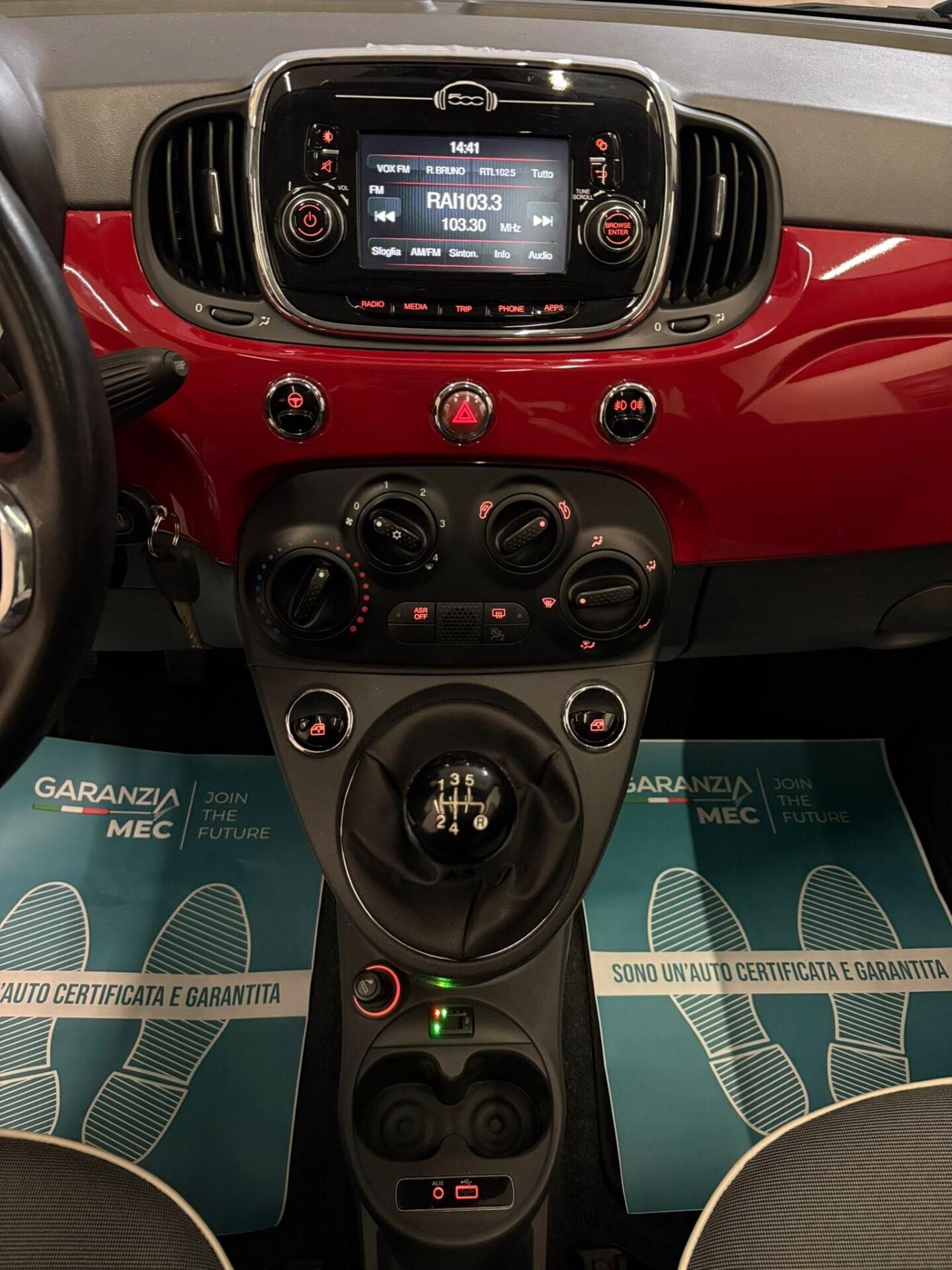 Fiat 500 1.200cc 69cv Benzina/GPL Lounge