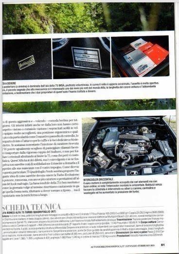 Alfa Romeo 75 Turbo Quadrifoglio Verde - 1991