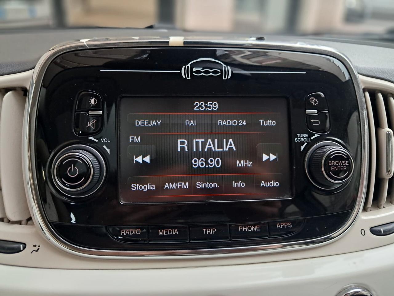 Fiat 500 1.2 Lounge-Restyling-NEOPATENTATI-Euro 7290