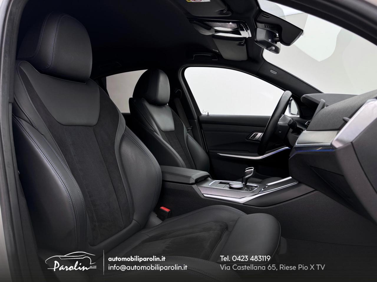 BMW Serie 3 Berlina 318d 48V Msport auto LED-CarPlay-Telecamera