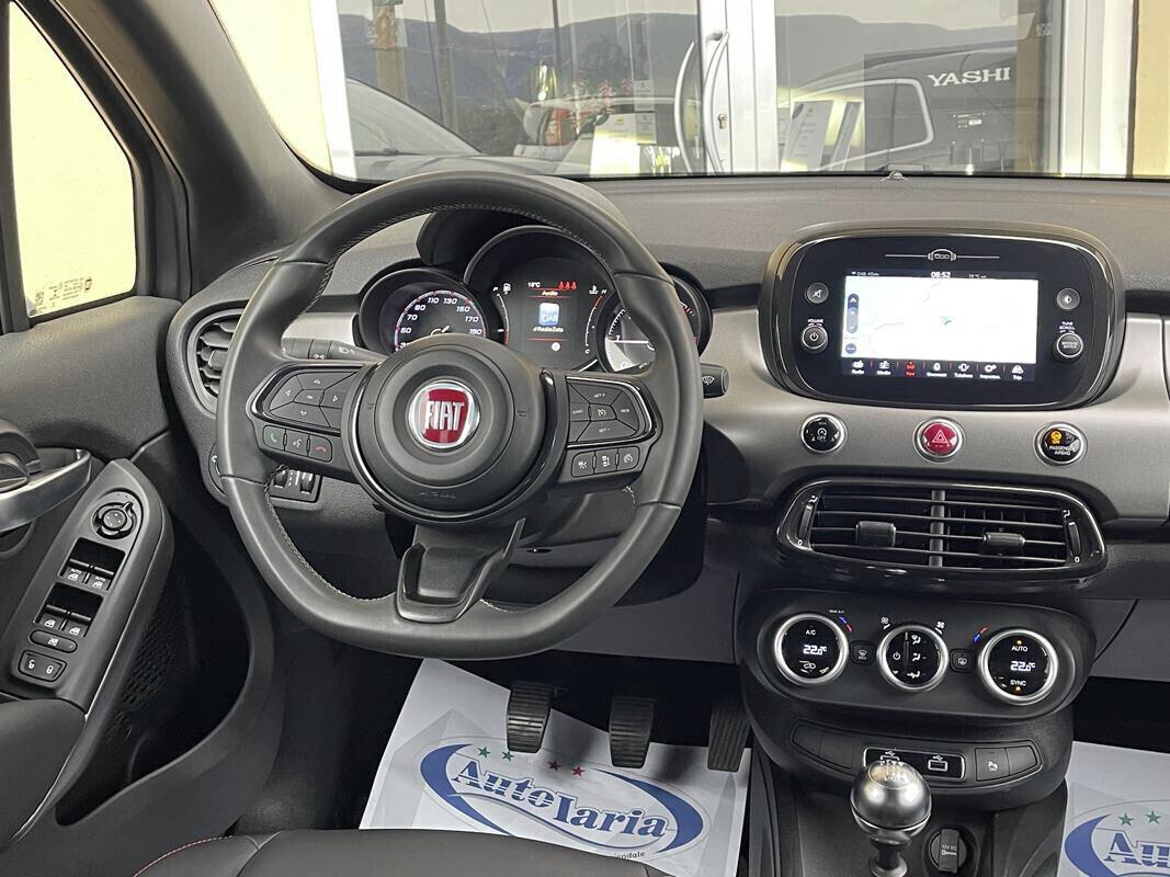 Fiat 500X 1.6 MultiJet 130 CV Sport Fari Full LED, Retrocamera, Navigatore, Cerchi 18, Grigio opaco