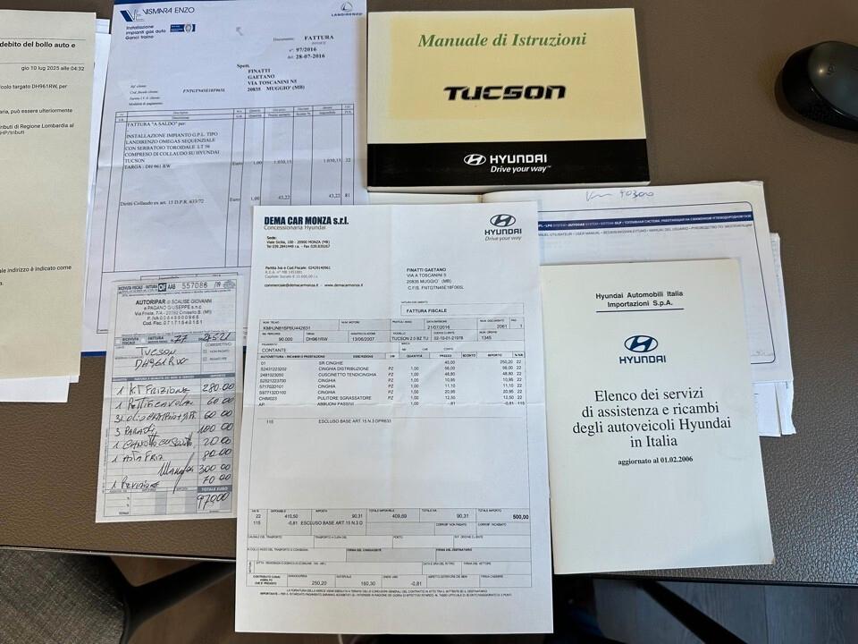 Hyundai Tucson 2.0 Benzina GPL 4wd - UnicoPro-