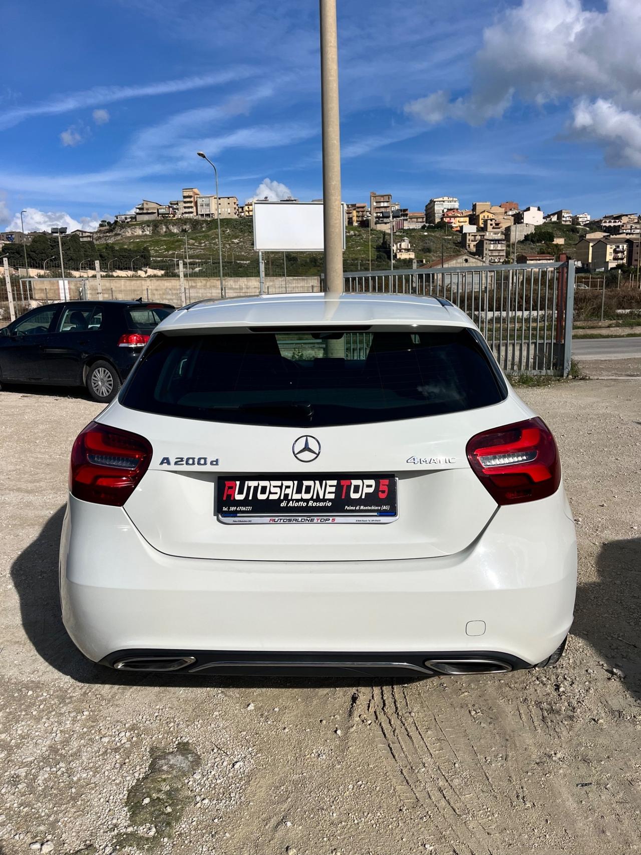 Mercedes-benz A 200 d Automatic 4Matic Sport anno 2017