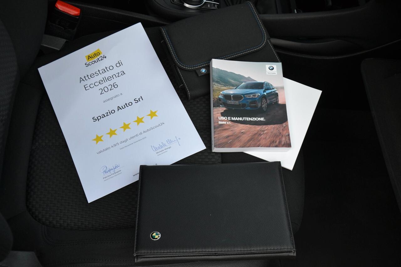 Bmw X1 1.5D 116CV AUTOMATICA PREZZO SENZA VINCOLI UNIPRO' ITALIANA FATTURABILE GARANZIA 12M TAG