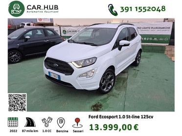 Ford EcoSport 1.0 EcoBoost 125 CV Start&Stop ST-Line Design Estensione Garanzia 7 anni