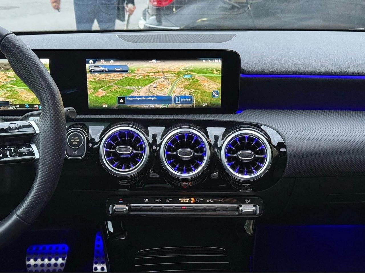 Mercedes-benz A 180 d Automatic AMG Led Tetto Apribile Pelle Navy Camera 360*Bi Xenon