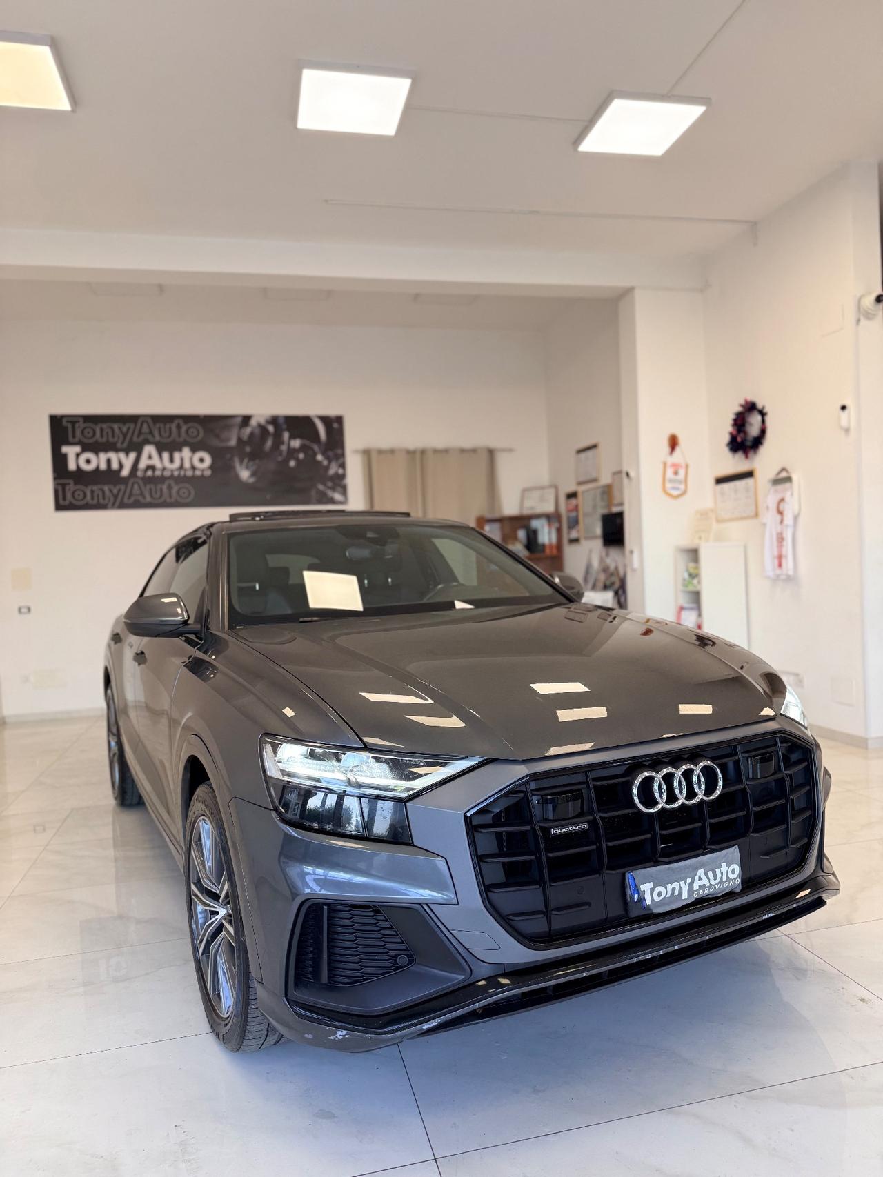 Audi Q8 50 TDI 286 CV mhev (diesel/elettrica) quattro Sport S.LINE,TETTO APRIBILE,LUCI SOFFUSE,TELECAMERA