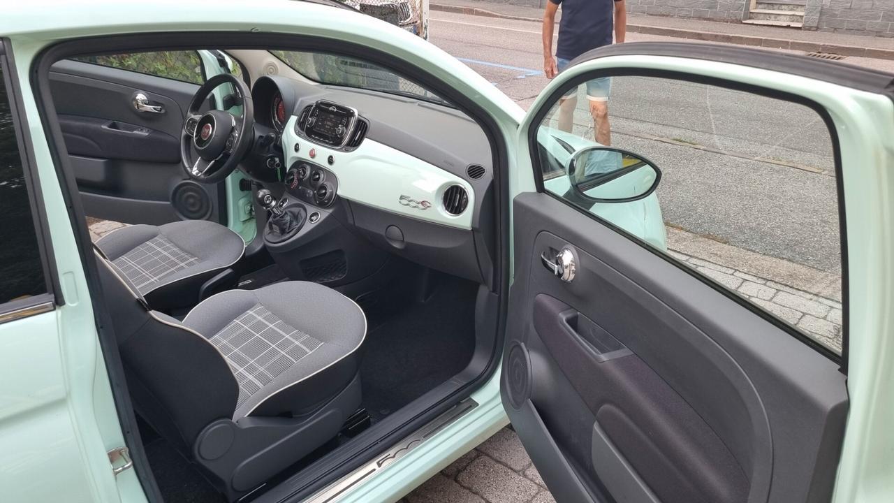 Fiat 500 C 1.2 Lounge 69 cv anno 2017 km 54000