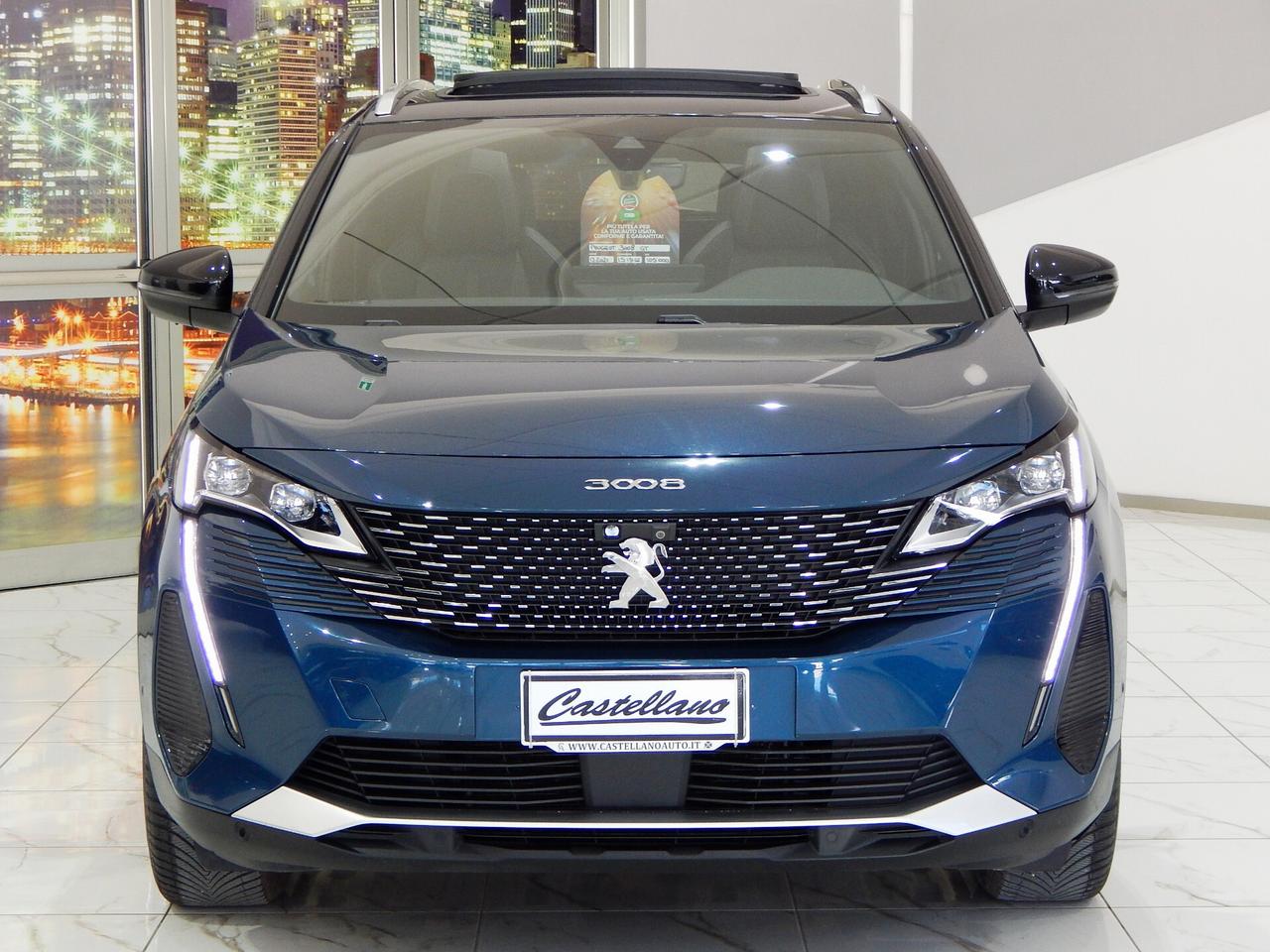 Peugeot 3008 1.5 bluehdi GT S&S AT8 TETTO-NAVI-PELLE-RADAR-LED