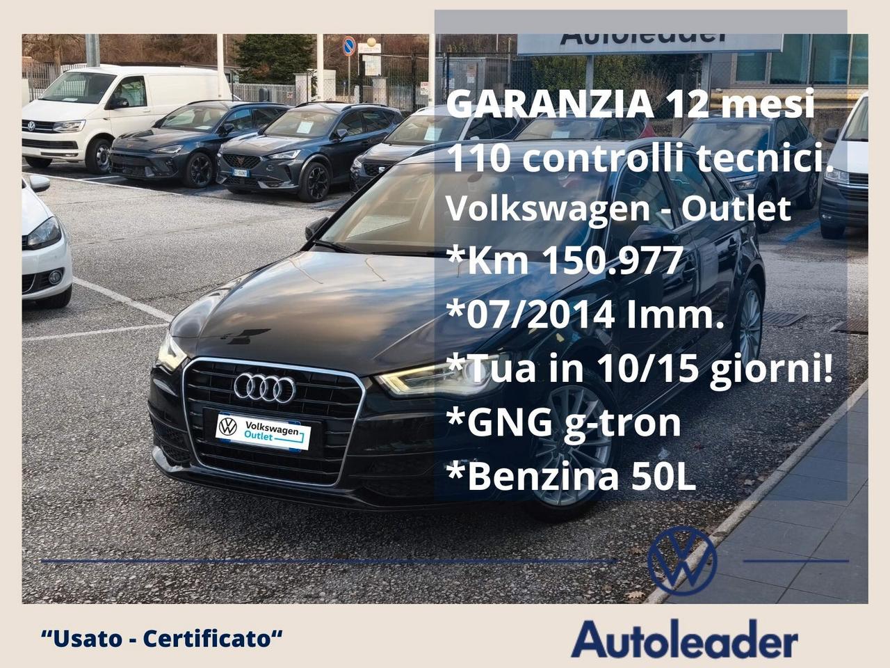 Audi A3 SPB 1.4 TFSI S tronic g-tron Ambition