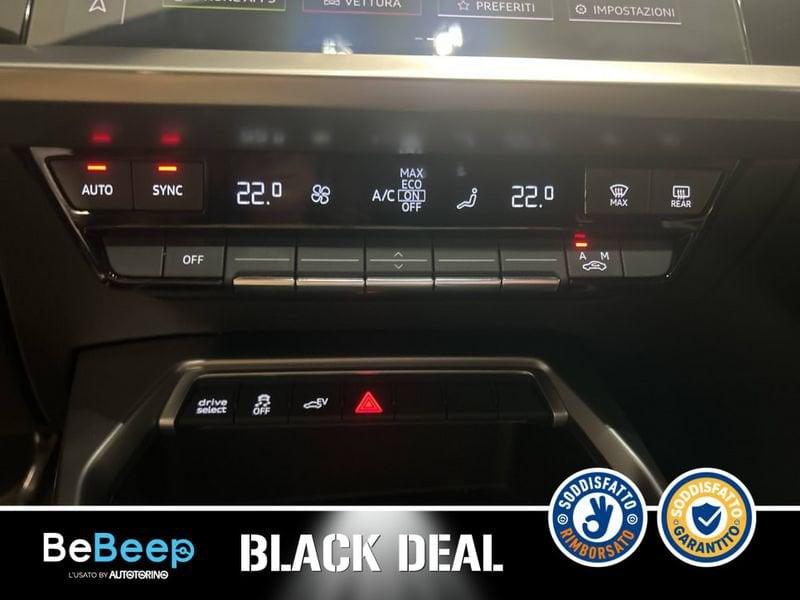 Audi A3 SPORTBACK 40 1.4 TFSI E BUSINESS ADVANCED S-TRO