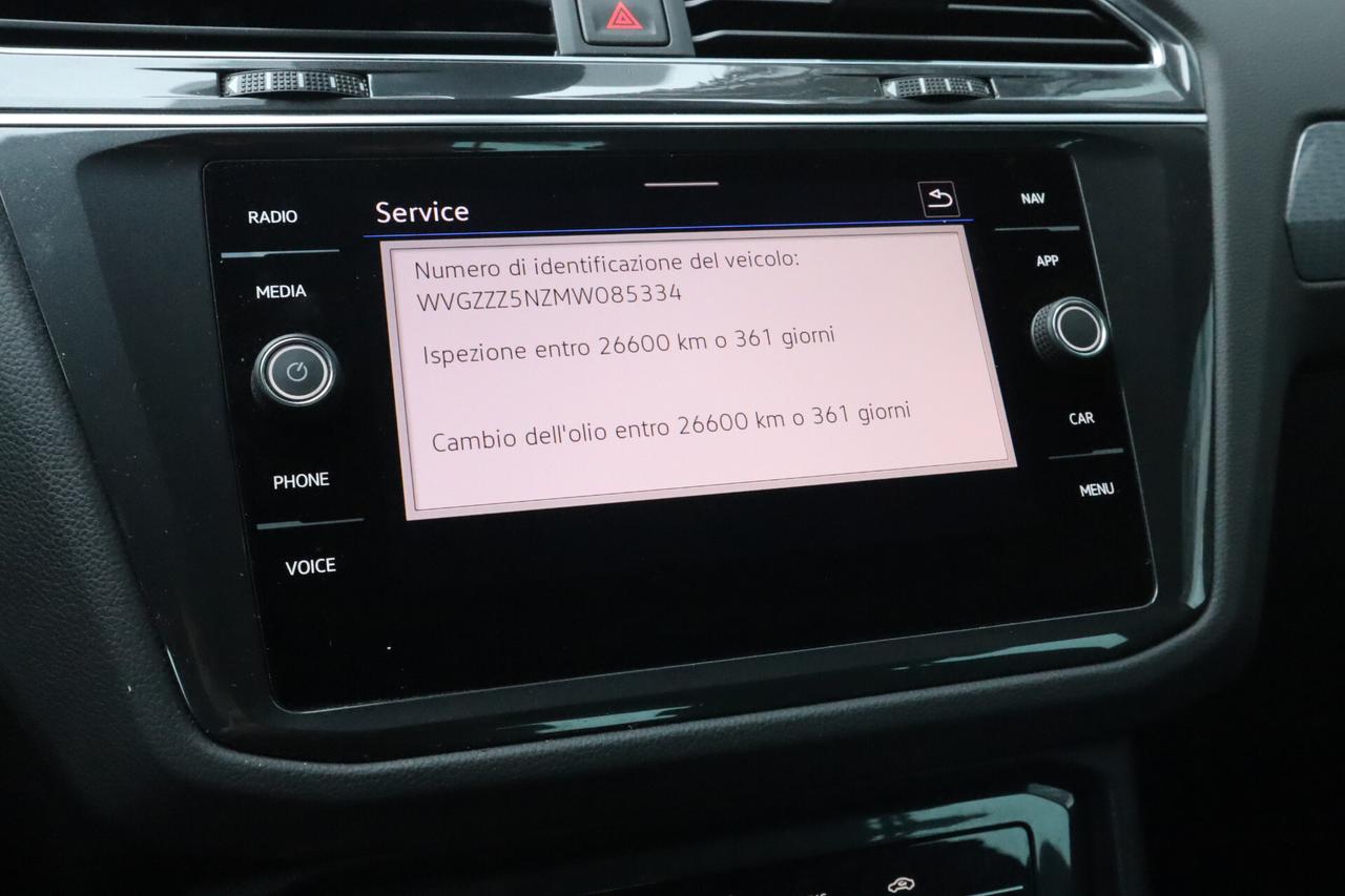 Volkswagen Tiguan 4Motion DSG 2.0 TDI 150 CV ACC LED NAVI