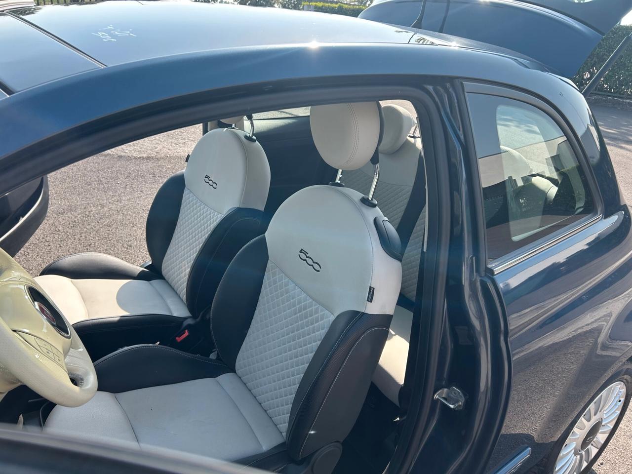 Fiat 500 1.2 lounge ok neopatentati sedili in pelle tettuccio apribile in vetro