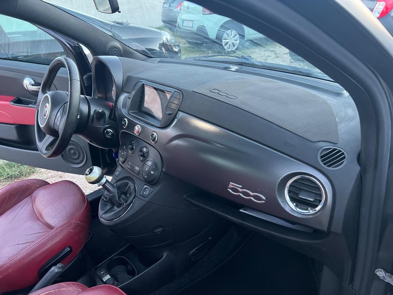 Fiat 500 0.9 TwinAir Turbo Matt Black tetto