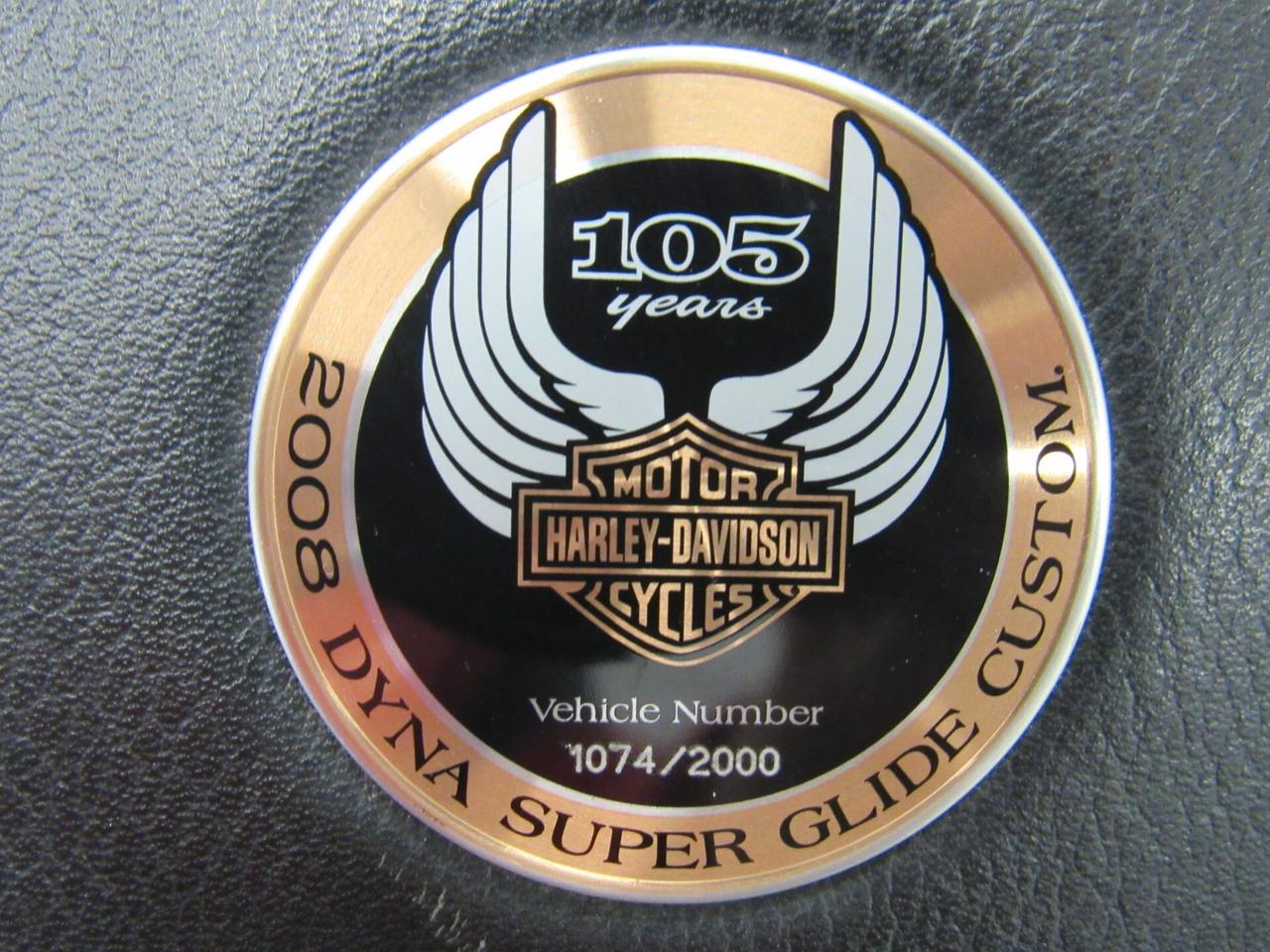 Harley-davidson Dyna Super Glide 105 TH ANNIVERSARY